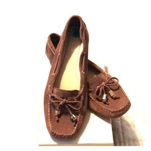 Michael Kors 8 Brown Suede Moccasins
